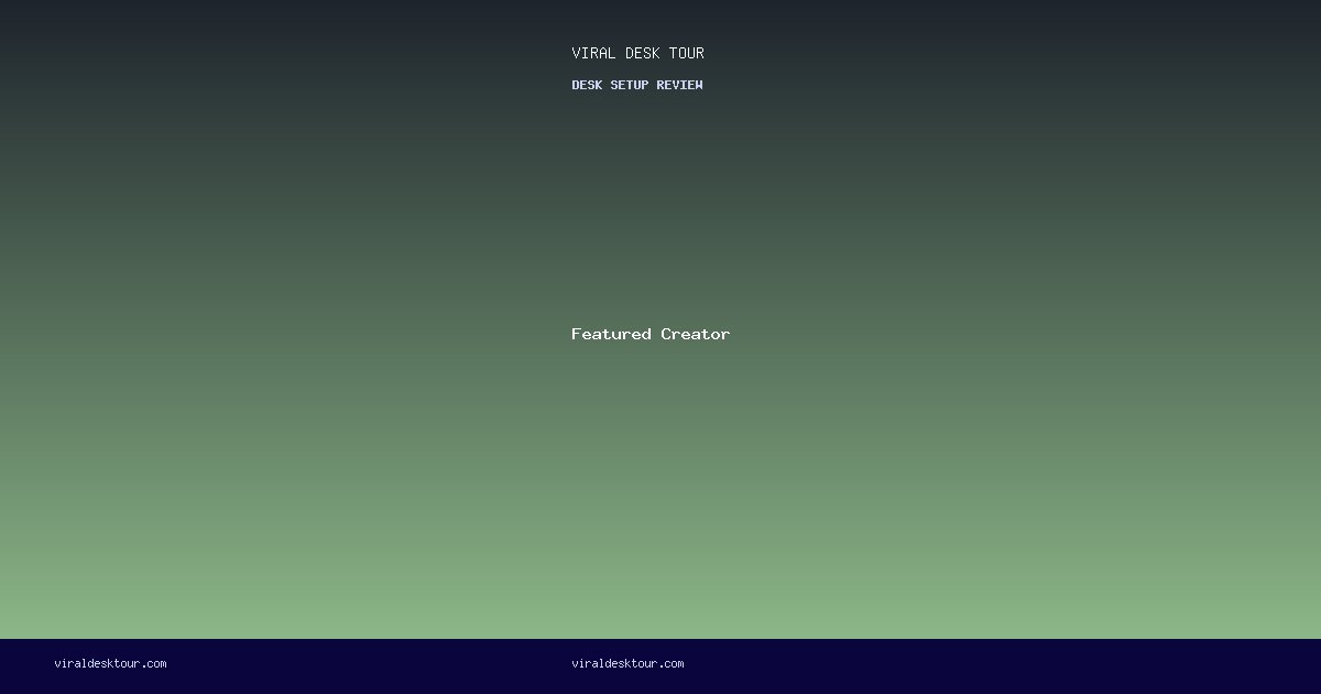 【デスクツアー】Aesthetic Minimal Home Office Desk Setup