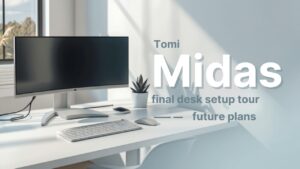 最終デスクセットアップツアー + 今後の計画 - Tomi Midasのデスクツアー