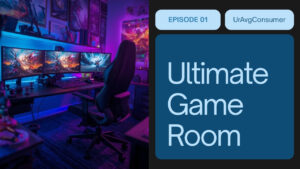 私の新しい究極のゲームルームツアー2024 - UrAvgConsumerのデスクツアー