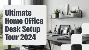 Ultimate Home Office Desk Setup 2024 - Workspace Designのデスクツアー