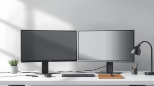 【デスクツアー】Aesthetic Minimal Home Office Desk Setup