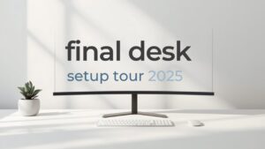 【デスクツアー】My LAST/FINAL Desk Setup Tour - 2025!-私の最後の/最終デスク…