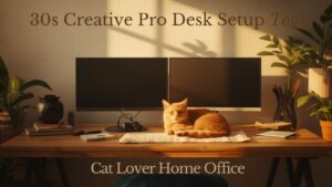 【デスクツアー】30代クリエイターの超快適デスク周り 猫飼い共存編 2024年版