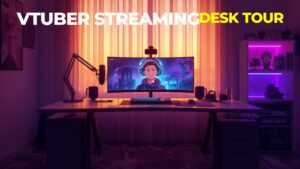 【デスクツアー】個人VTuberの配信環境デスクツアー 機材全紹介