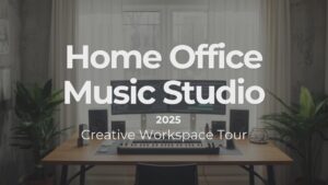 【デスクツアー】2025年版ミニマリストホームオフィス＆音楽スタジオ