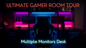 TOTAL GAMING ROOM SETUP TOUR - Total Gamingのデスクツアー