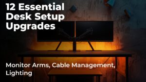 本当に重要なデスクセットアップの12のアップグレード - Oliur / UltraLinxのデスクツアー