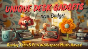 予算内で買える珍しいデスク用ガジェット10選 - Sillycornsのデスクツアー
