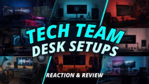 MKBHD Reacts to His Team Home Desk Setups - The Studioのデスクツアー