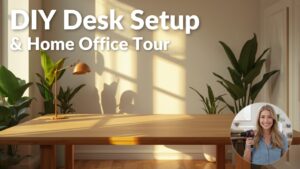 DIYデスクセットアップとホームオフィスツアー - Matthew Encinaのデスクツアー