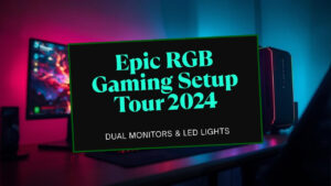 New Gaming Setup Tour 2024 - TechZone Gamingのデスクツアー