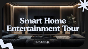 Modern Living Room Tech Setup Tour 2024 - UrAvgConsumerのデスクツアー