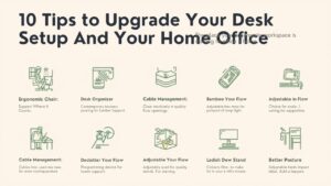 デスクセットアップとホームオフィスを改善する10のヒント - TwoByteThomasのデスクツアー