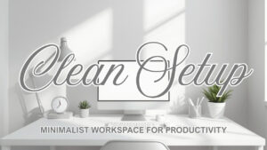 Clean Minimal Desk Setup Tour 2025 - Max Techのデスクツアー