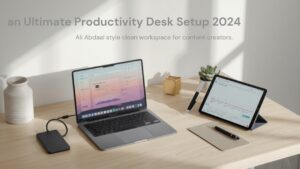 Ultimate Productivity Desk Setup 2024 - Ali Abdaalのデスクツアー